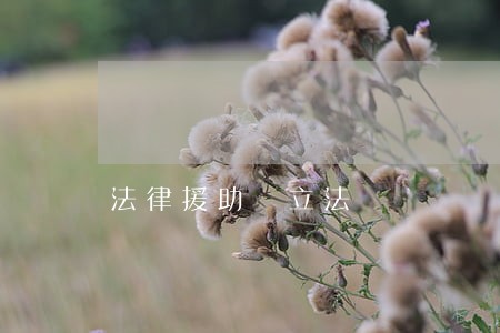 法律援助 立法 法律援助 立法